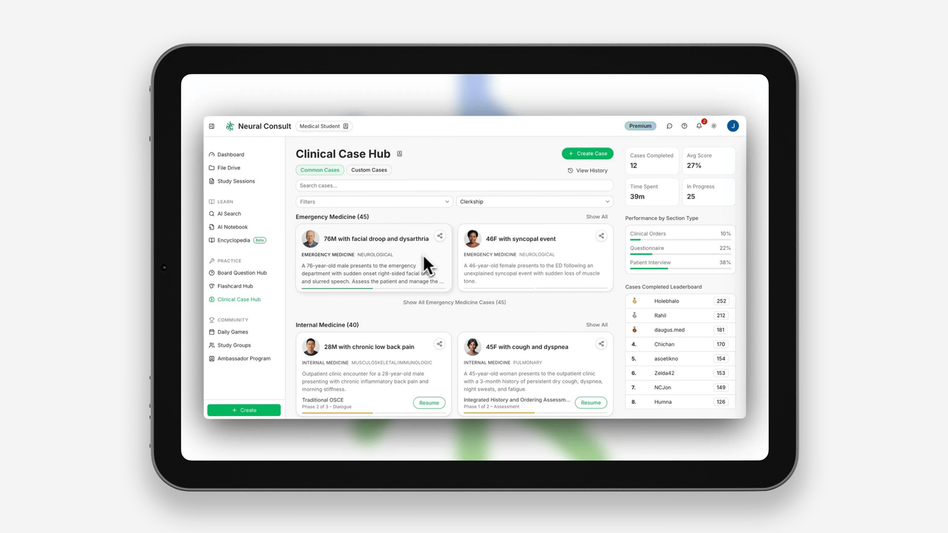 Website Image - Neural Consult Page - Tab Content Module  - Product Image - Clinical Cases