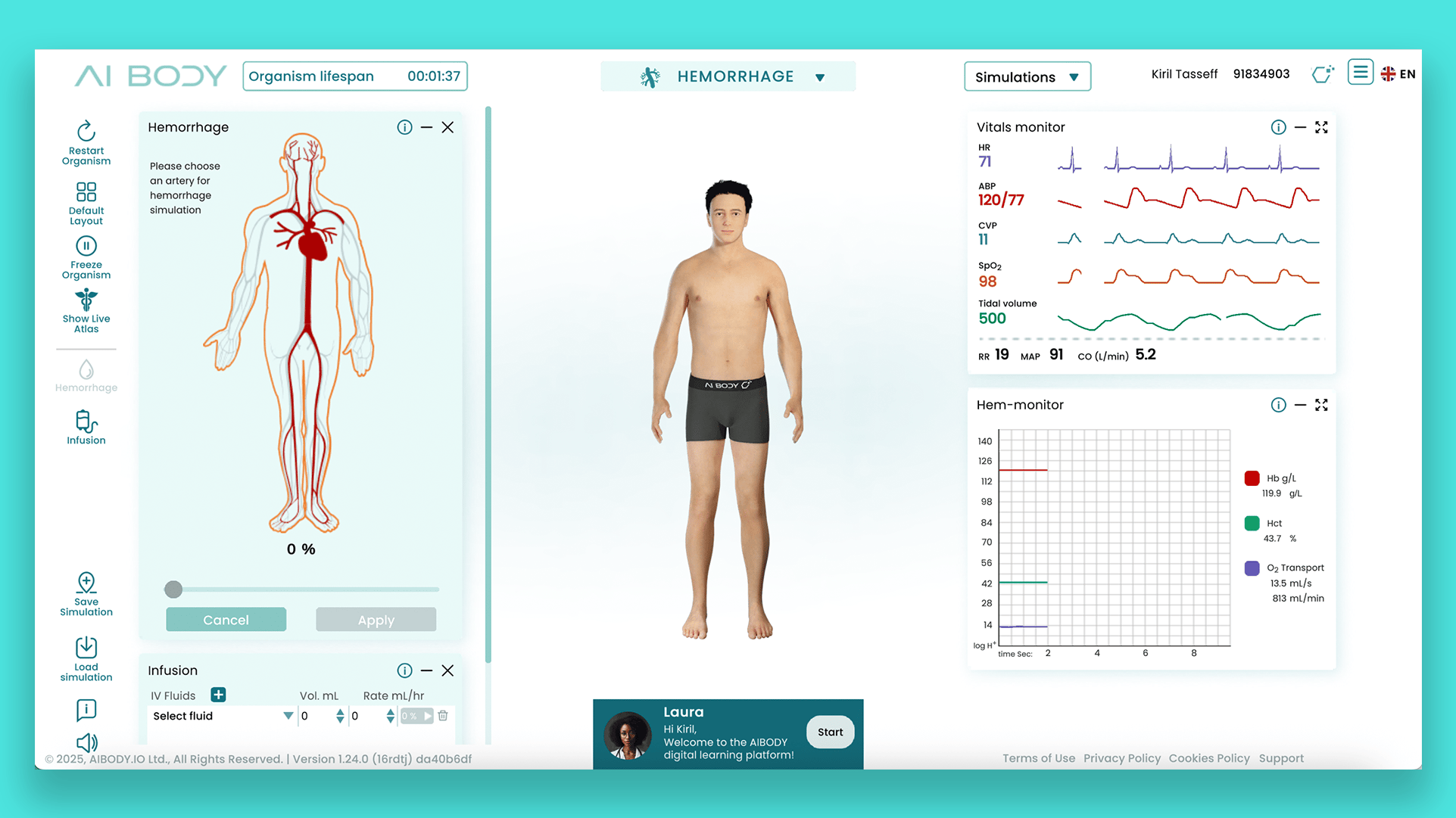 Website Image - AIBODY Page - Tab Content Module  - AIBODY Real-time Simulation