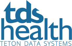 TDS Health Teton Data Systems logo, links back to home page from any page in the site