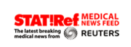 STAT!Ref and Reuters Health Medical News Logos